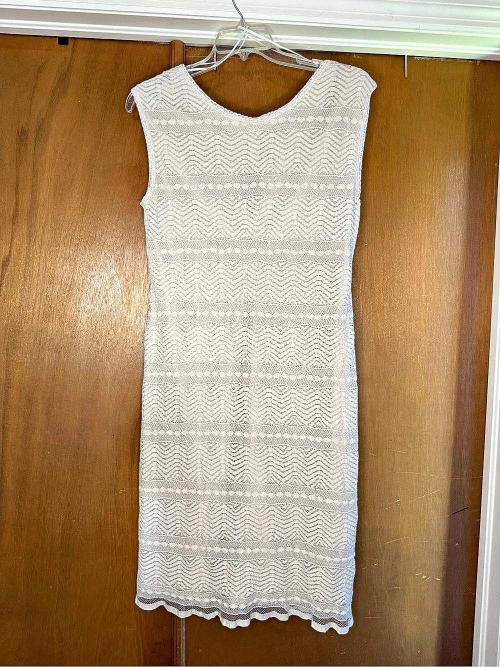 Rabbit Rabbit Rabbit Size 14 Ivory Lace Sheath Dress - Picture 2 of 3
